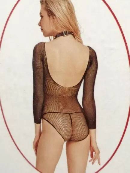 sexy κορμάκι  ελαστικό ,σε μαύρο χρώμα,  one size, 93% nylon 7% spandex