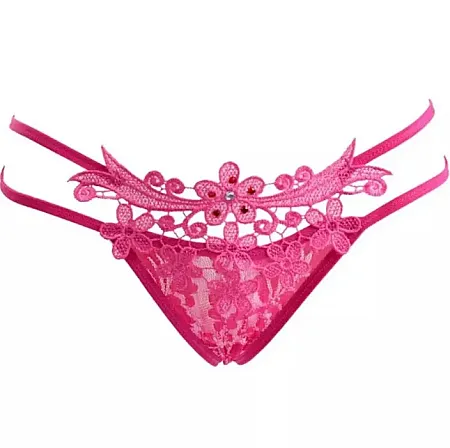 Sexy string σε χρώμα hot pink.