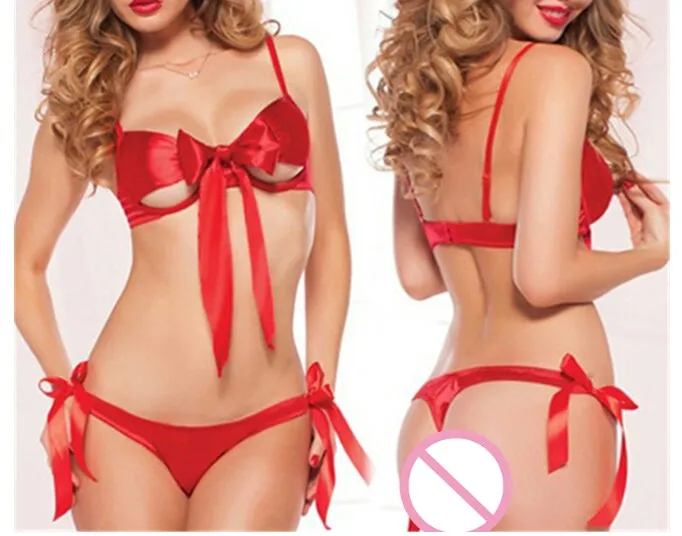 Set εσώρουχα από Polyester σε κόκκινο χρώμα one size.