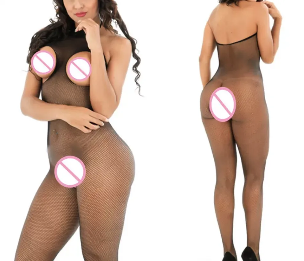 Ολόσωμο καλσόν από Spandex,Polyester σε μαύρο χρώμα.