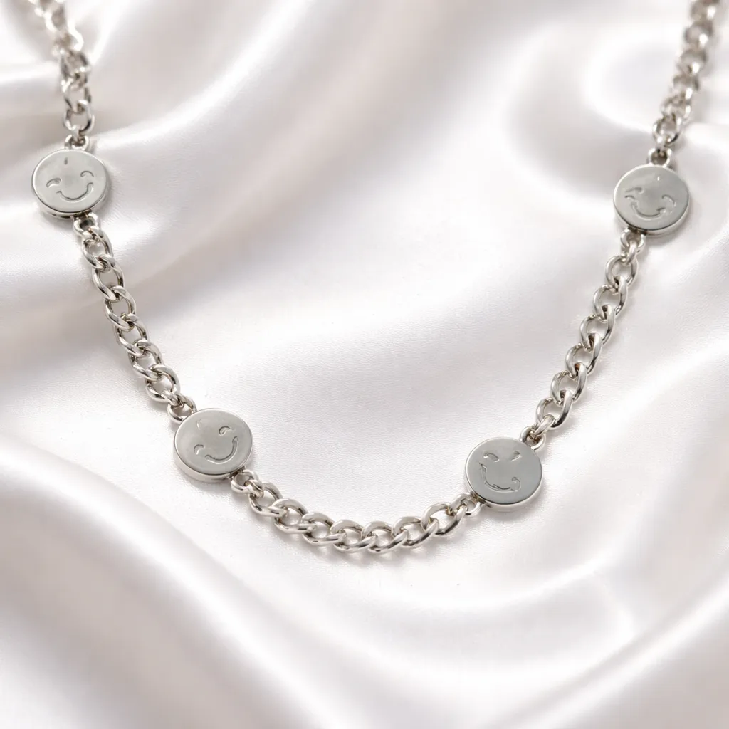 Κολιέ Mood Swing Emoji Chain – Ανοξείδωτο Ατσάλι