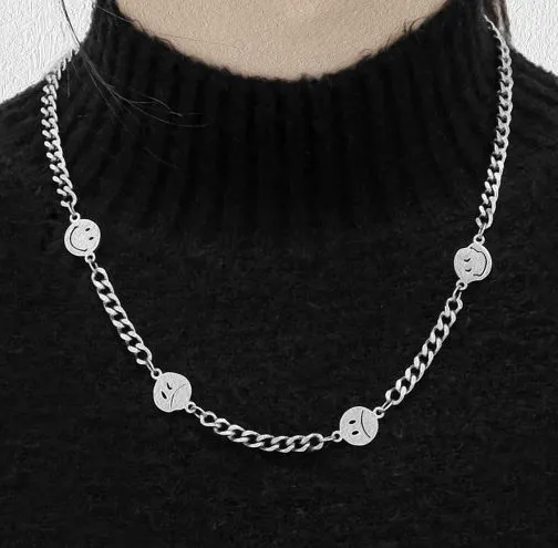 Κολιέ Mood Swing Emoji Chain – Ανοξείδωτο Ατσάλι
