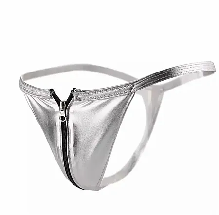 Sexy String ασημί.