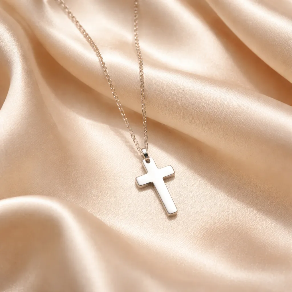 Κολιέ Essential Faith Silver Cross – Ανοξείδωτο Ατσάλι