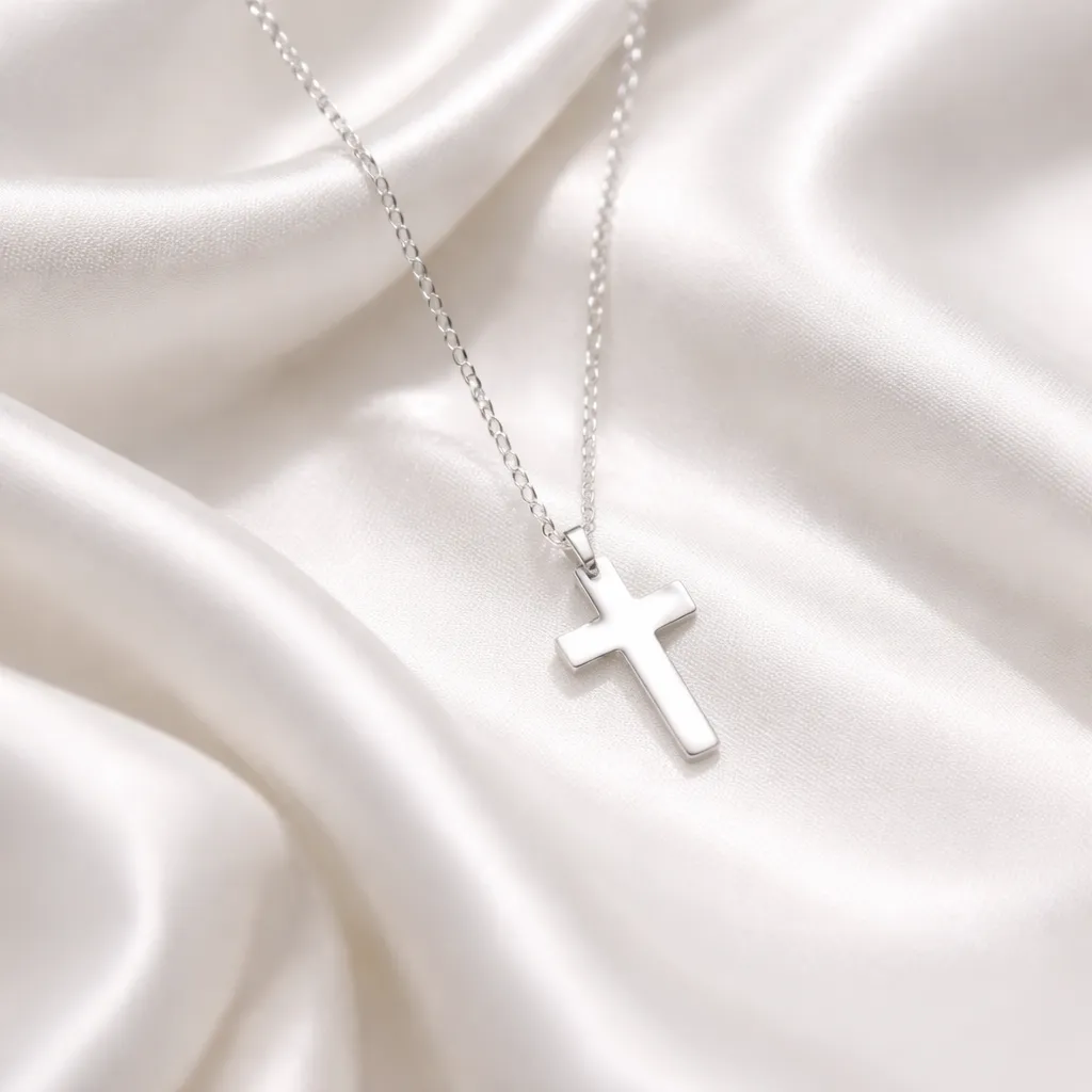 Κολιέ Essential Faith Silver Cross – Ανοξείδωτο Ατσάλι