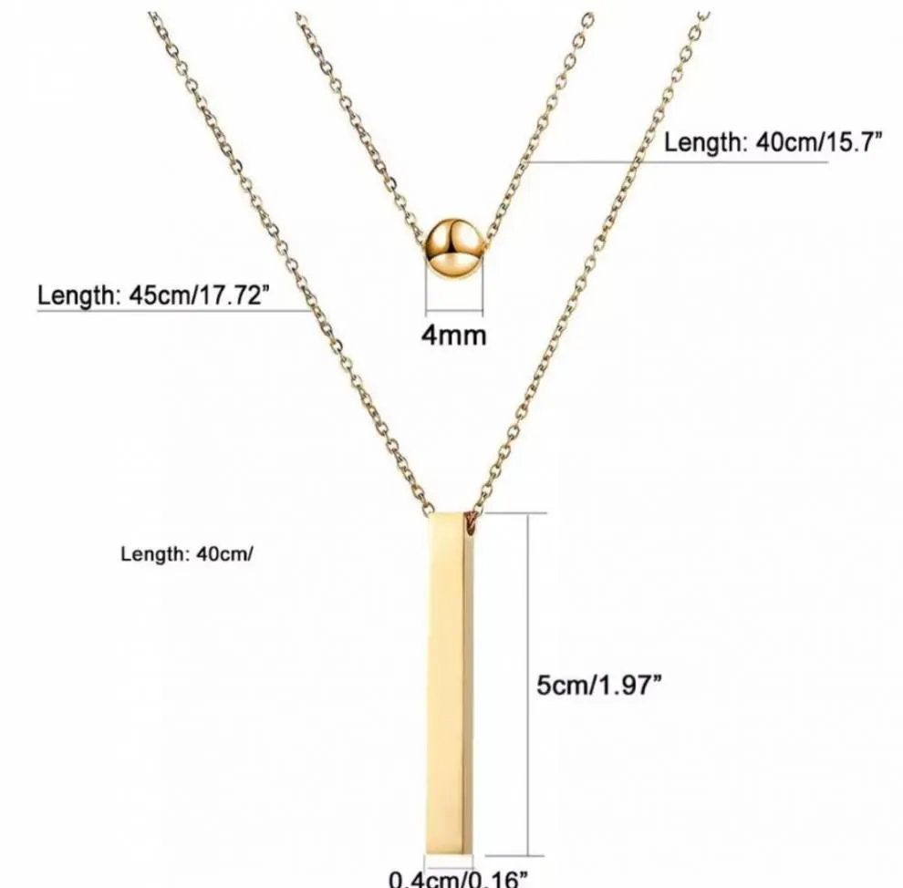 Κολιέ Layered Golden Balance – Ανοξείδωτο Ατσάλι
