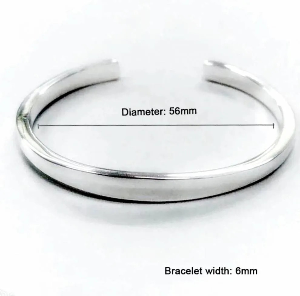 Βραχιόλι cuff επάργυρο 925.