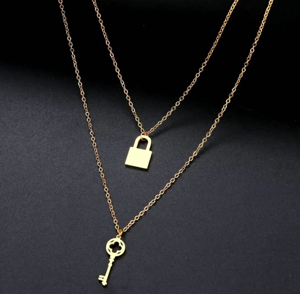 Κολιέ Layered Key to My Heart – Ανοξείδωτο Ατσάλι