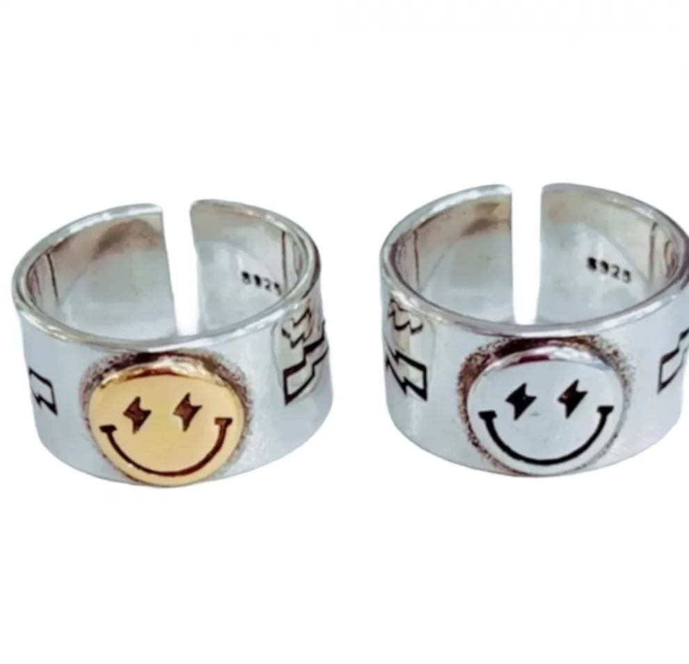 Δαχτυλίδι Emoji επάργυρο 925.