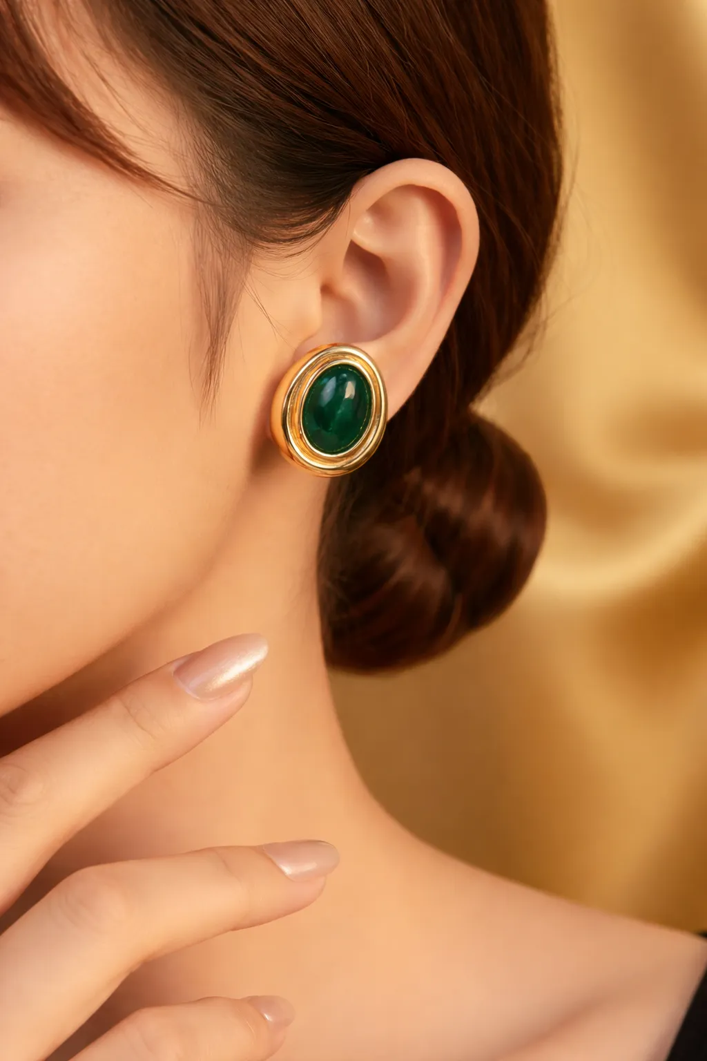 Σκουλαρίκια Emerald Glow