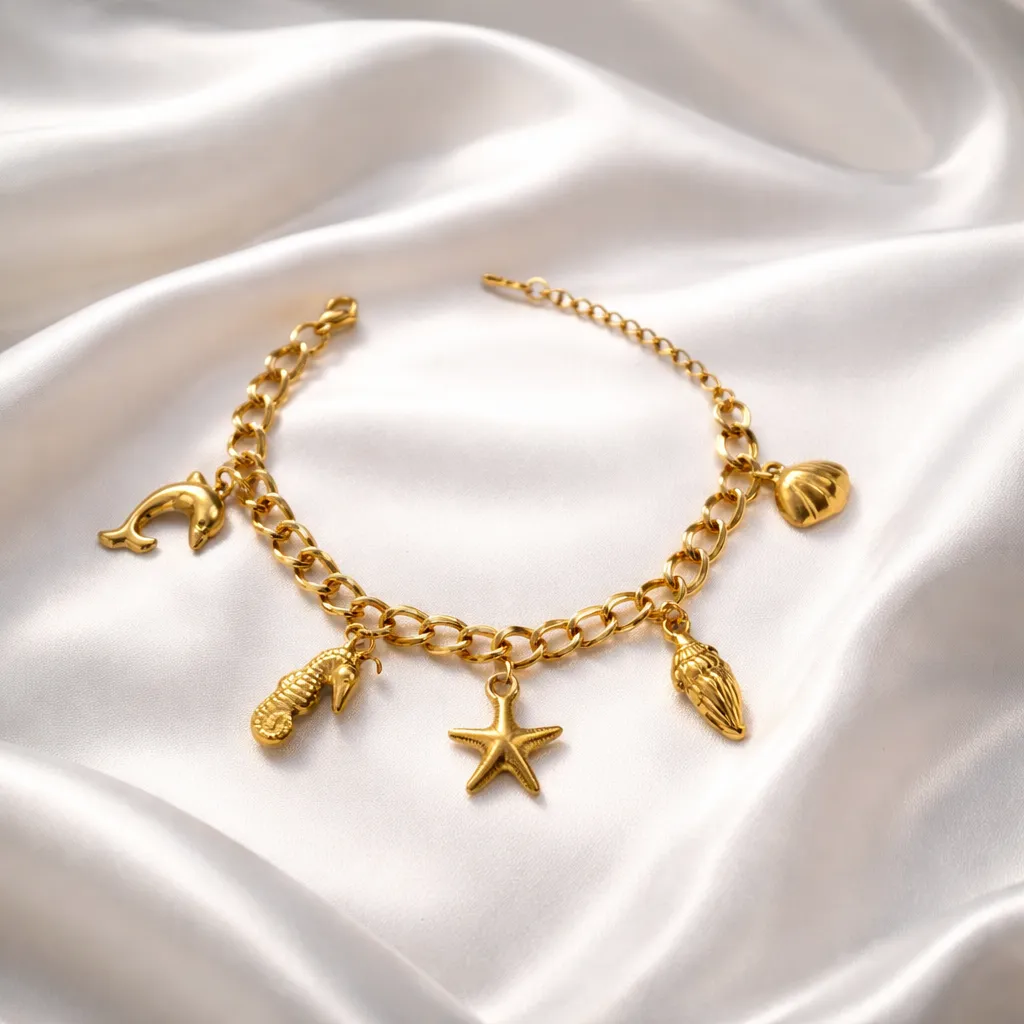 Βραχιόλι Sea Life Heritage – Με  Θαλασσινά Charms