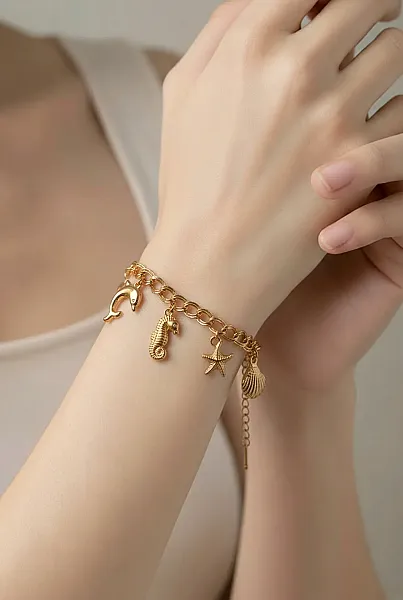 Βραχιόλι Sea Life Heritage – Με  Θαλασσινά Charms
