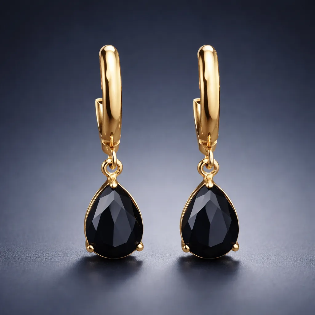 Σκουλαρίκια Midnight Blue Drop