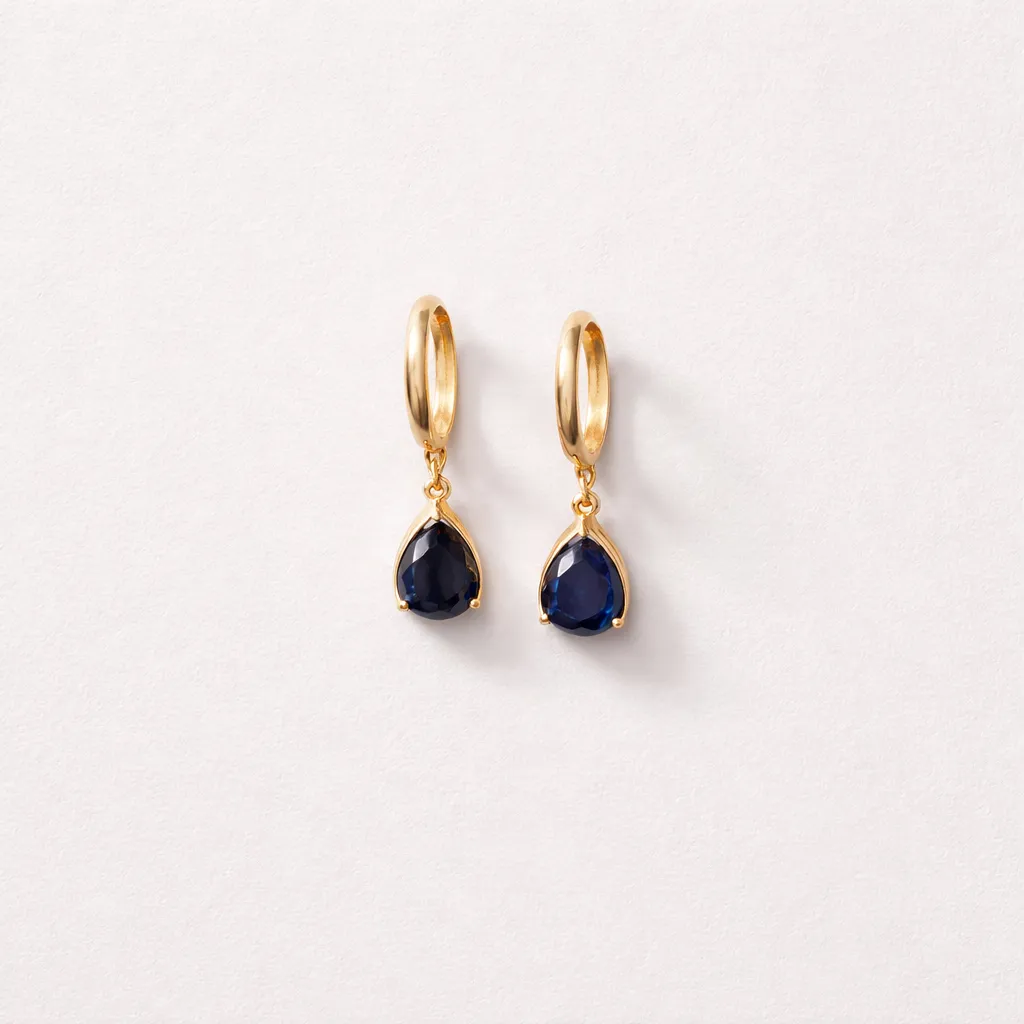 Σκουλαρίκια Midnight Blue Drop