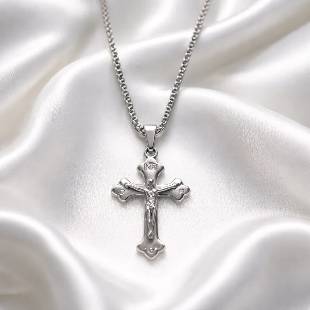 Ανδρικός Ορθόδοξος Σταυρός Pillar of Faith