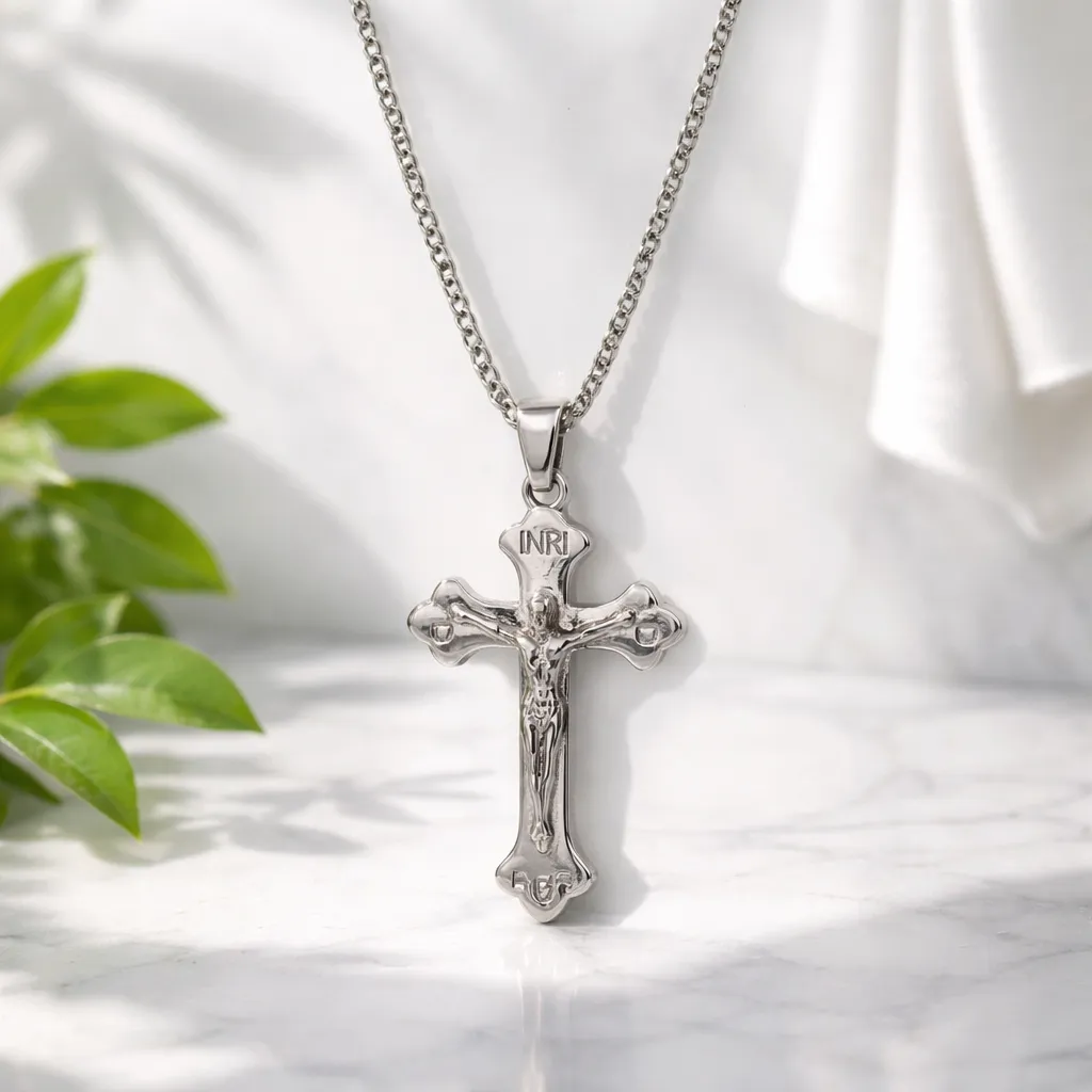 Ανδρικός Ορθόδοξος Σταυρός Pillar of Faith