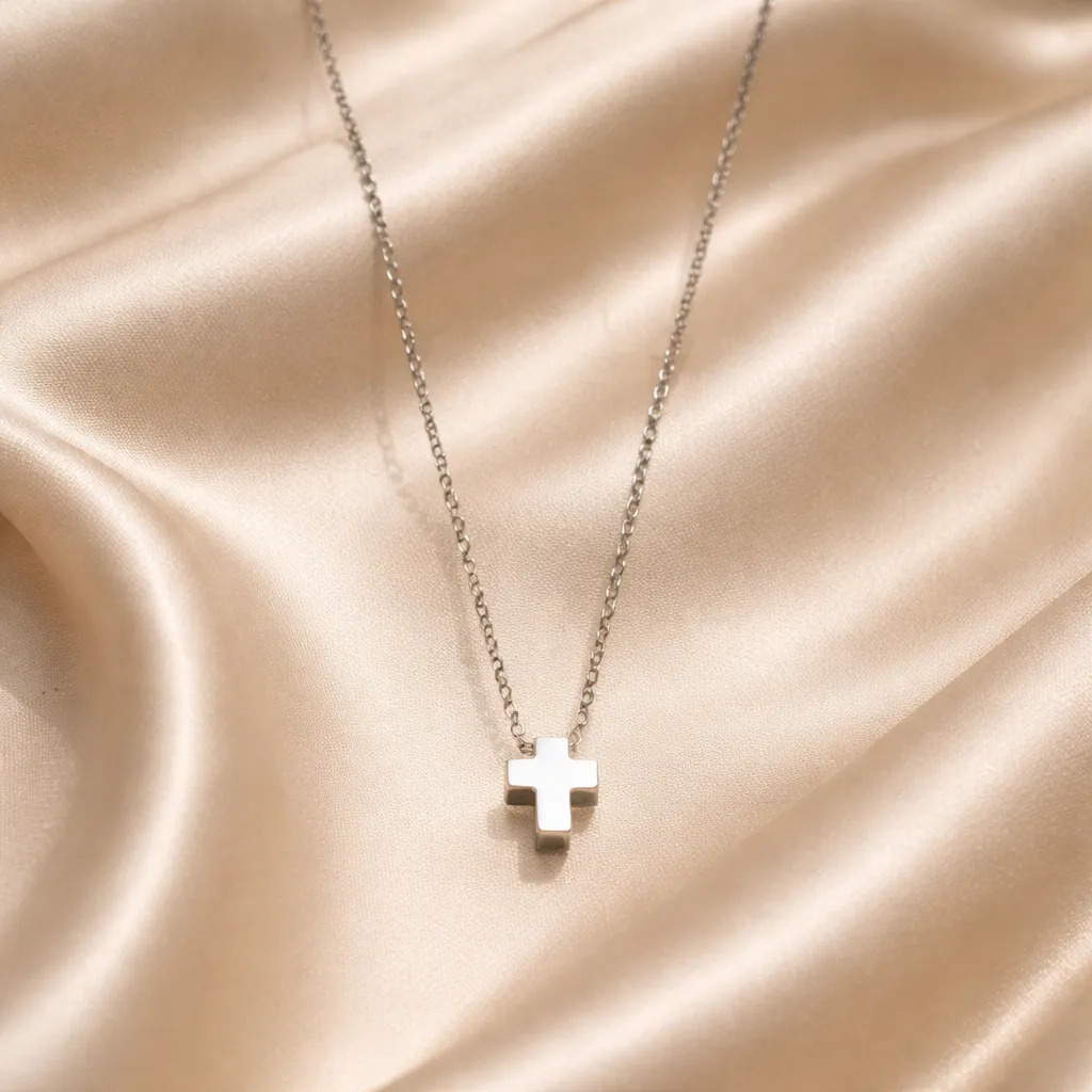 Κολιέ Pure Cross – Ανοξείδωτο Ατσάλι