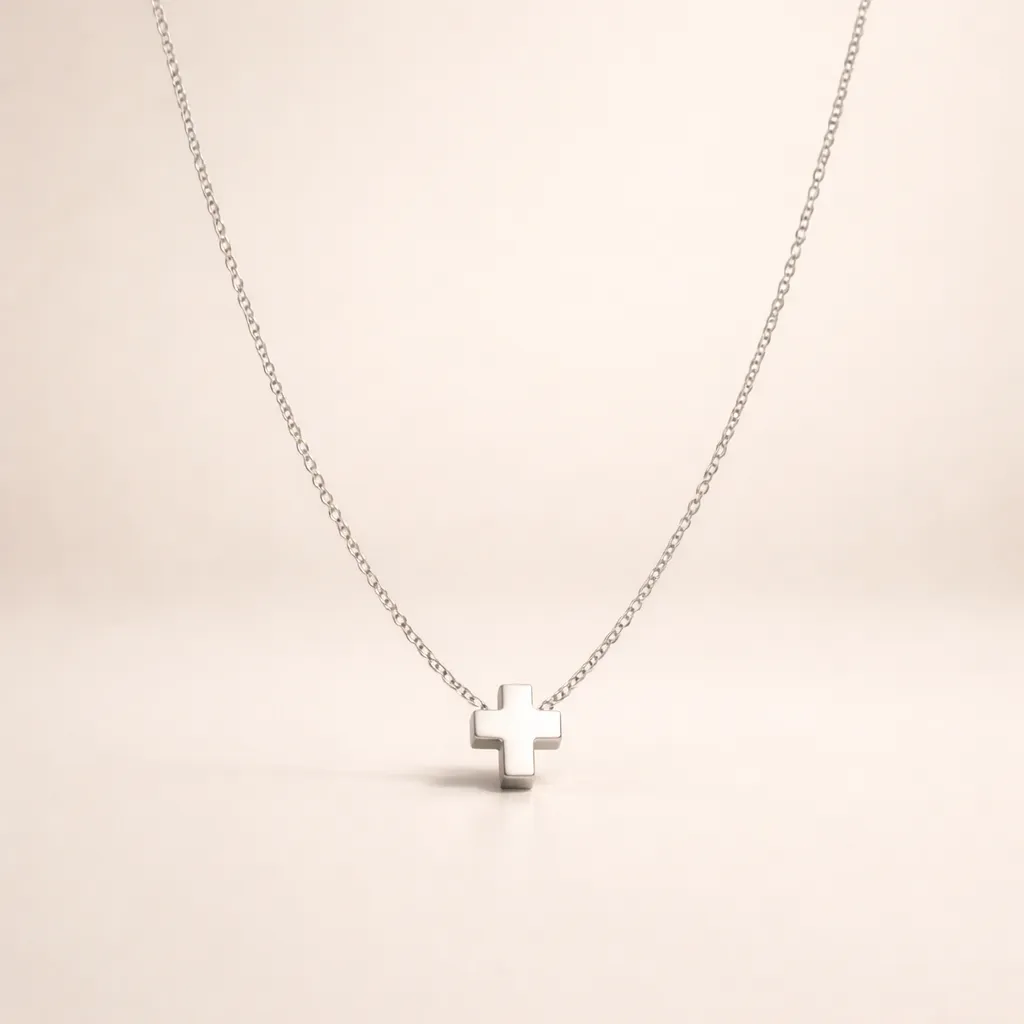 Κολιέ Pure Cross – Ανοξείδωτο Ατσάλι