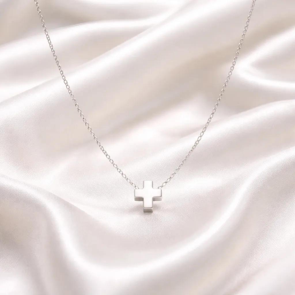 Κολιέ Pure Cross – Ανοξείδωτο Ατσάλι