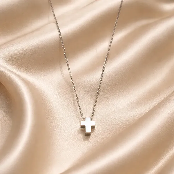 Κολιέ Pure Cross – Ανοξείδωτο Ατσάλι