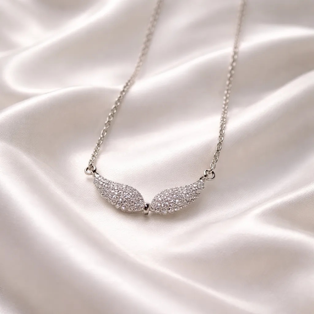 Κολιέ Angel Wings Sparkle – Ανοξείδωτο Ατσάλι