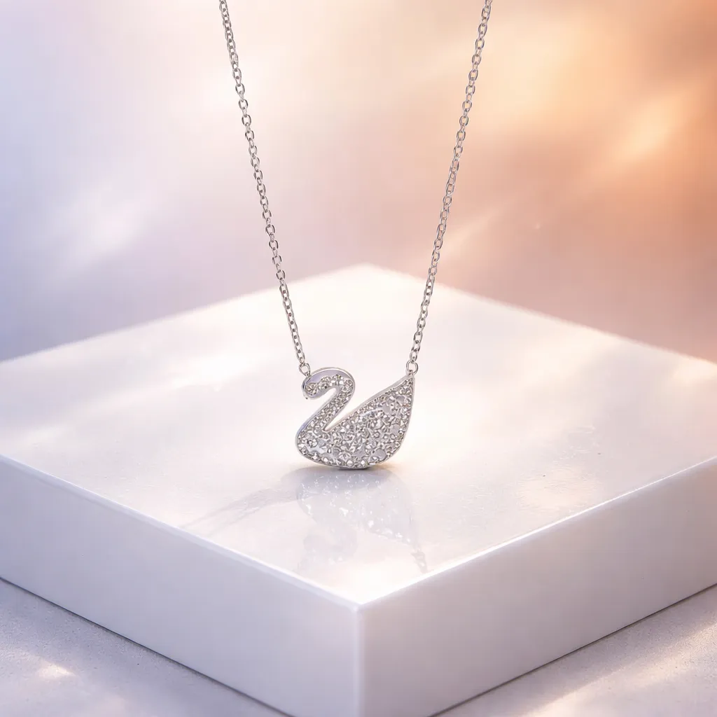 Κολιέ Graceful Swan – Ανοξείδωτο Ατσάλι