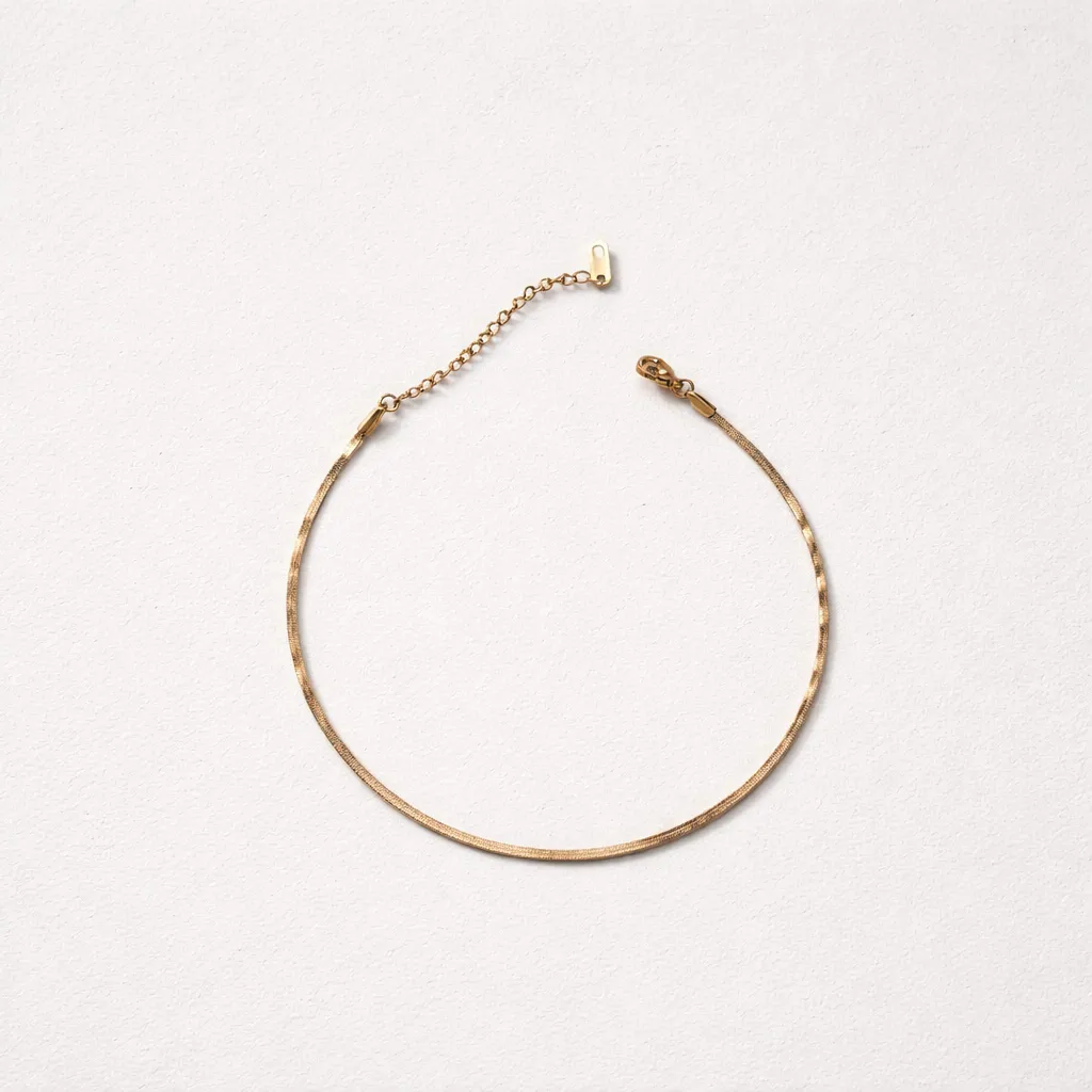 Gold Minimalist-Αλυσίδα Ποδιού Ανοξείδωτο Ατσάλι