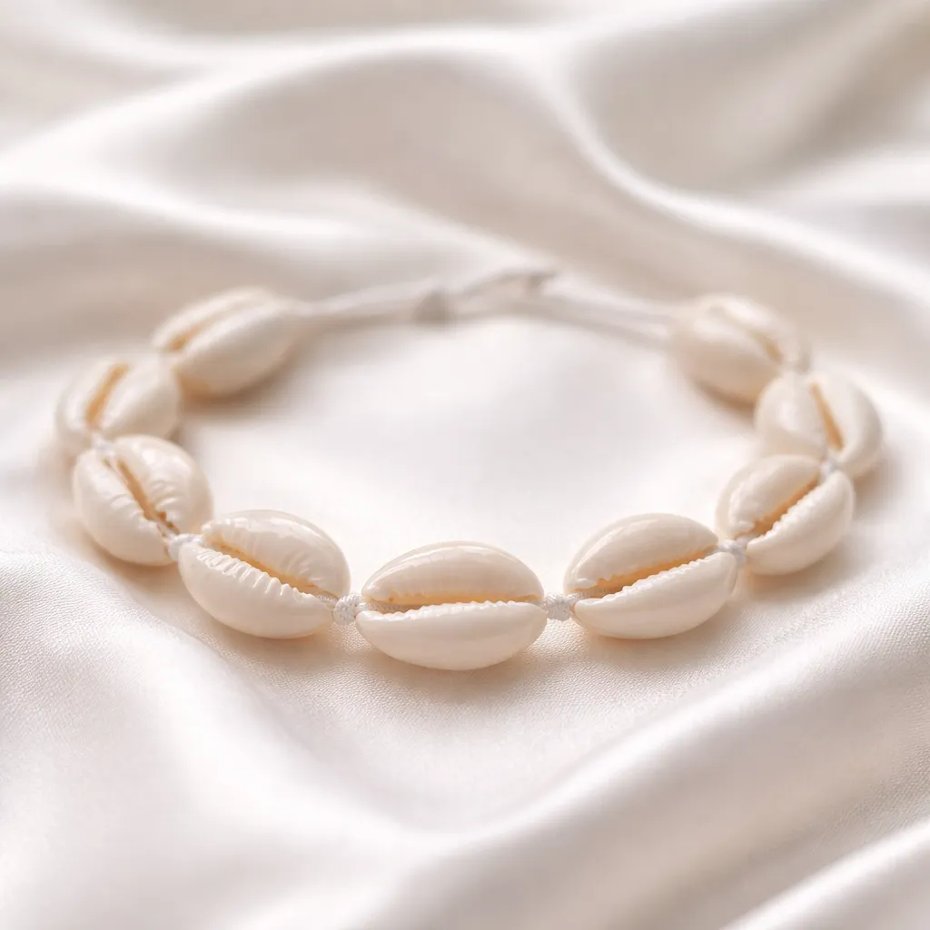 Beige Cowrie Macrame