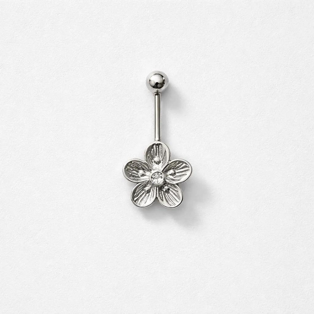 Petal Flower Crystal Ατσάλι
