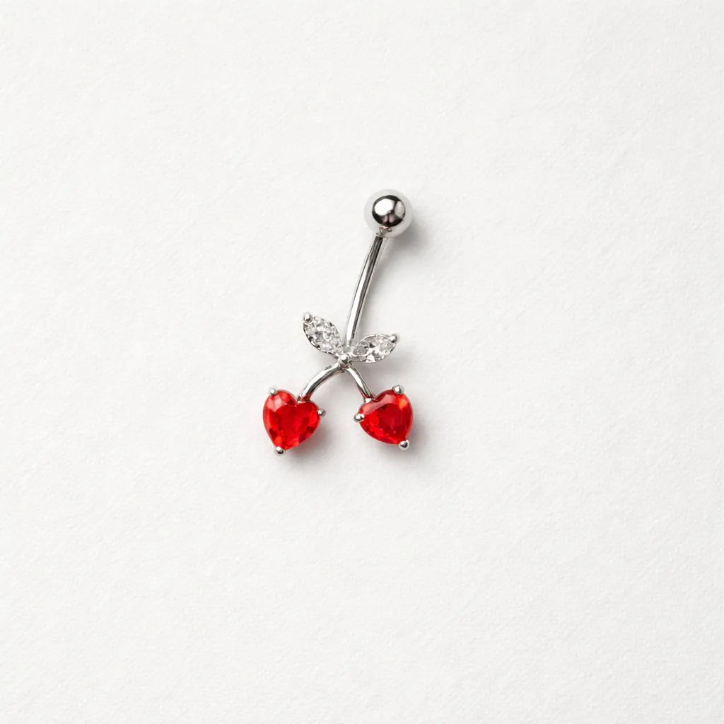 Double Cherry Hearts Ατσάλι