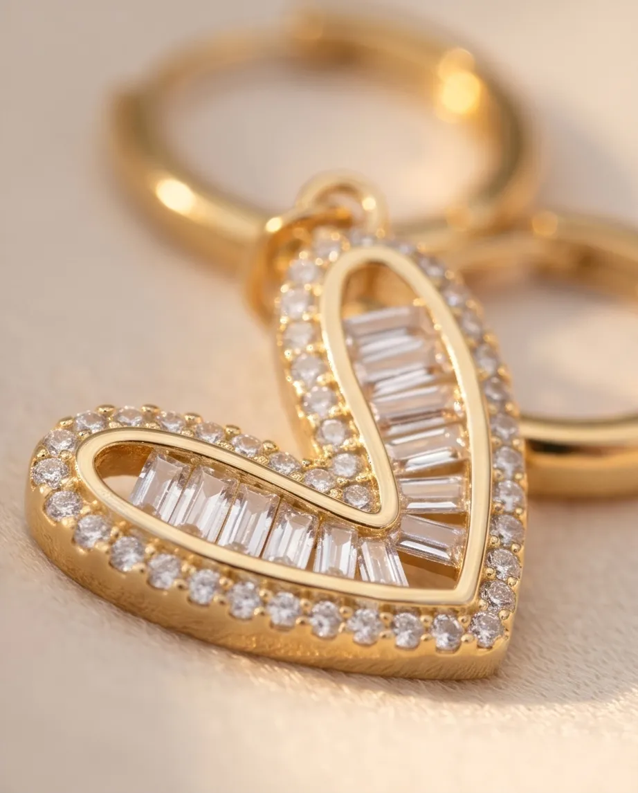 Golden Radiant Hearts– Ανοξείδωτο Ατσάλι