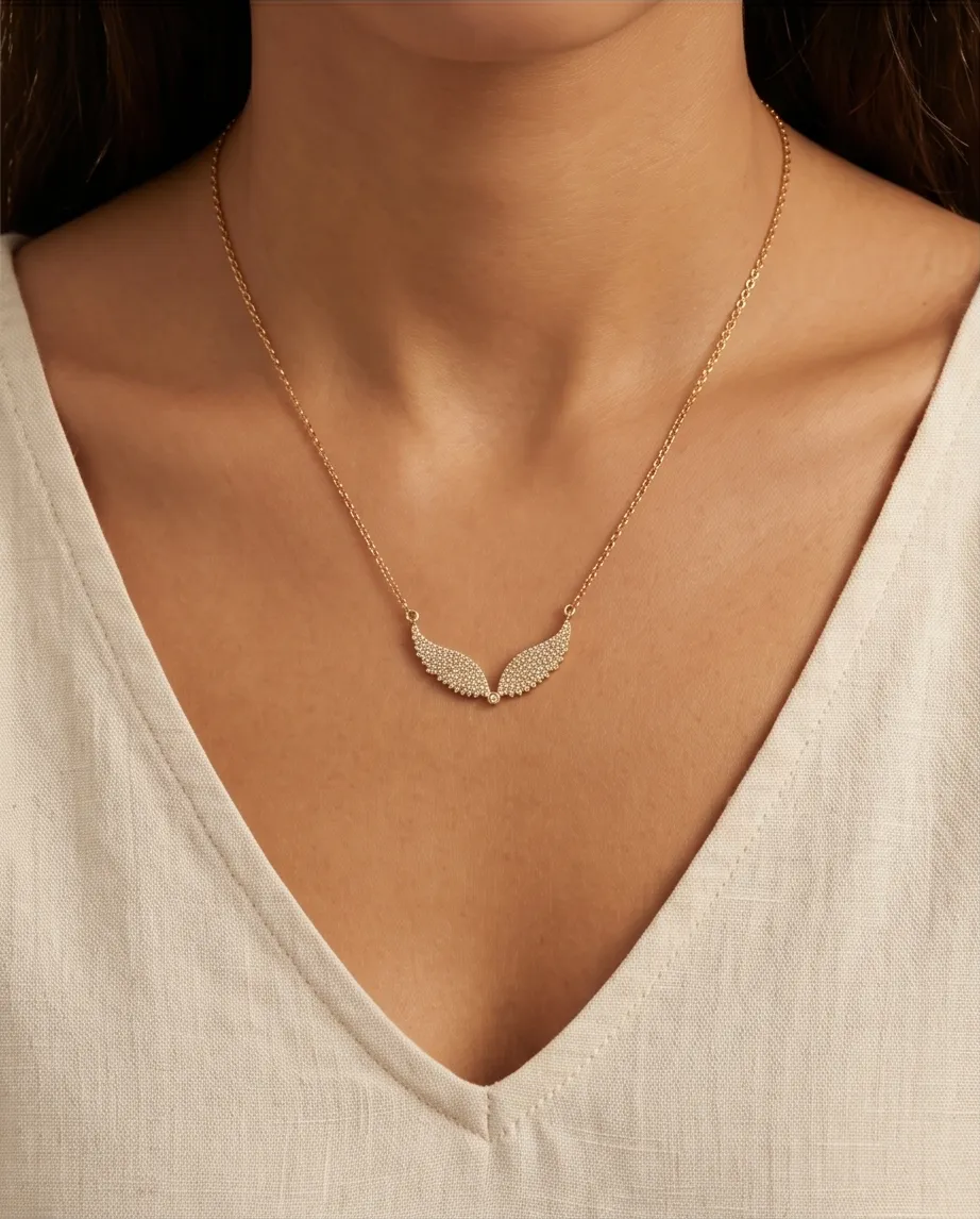 Κολιέ Wings Classic Large – Ανοξείδωτο Ατσάλι