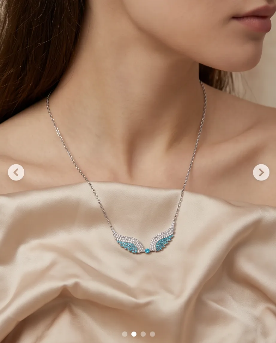 Κολιέ Radiant Angel Wings – Ανοξείδωτο Ατσάλι
