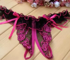 String one size σε μαύρο και ροζ χρώμα από spandex.