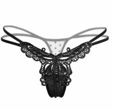 Sexy string πεταλούδα σε μαύρο χρώμα.