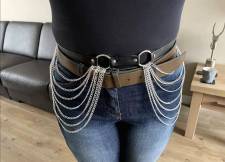 Body harness chain.