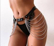 Body harness chain.